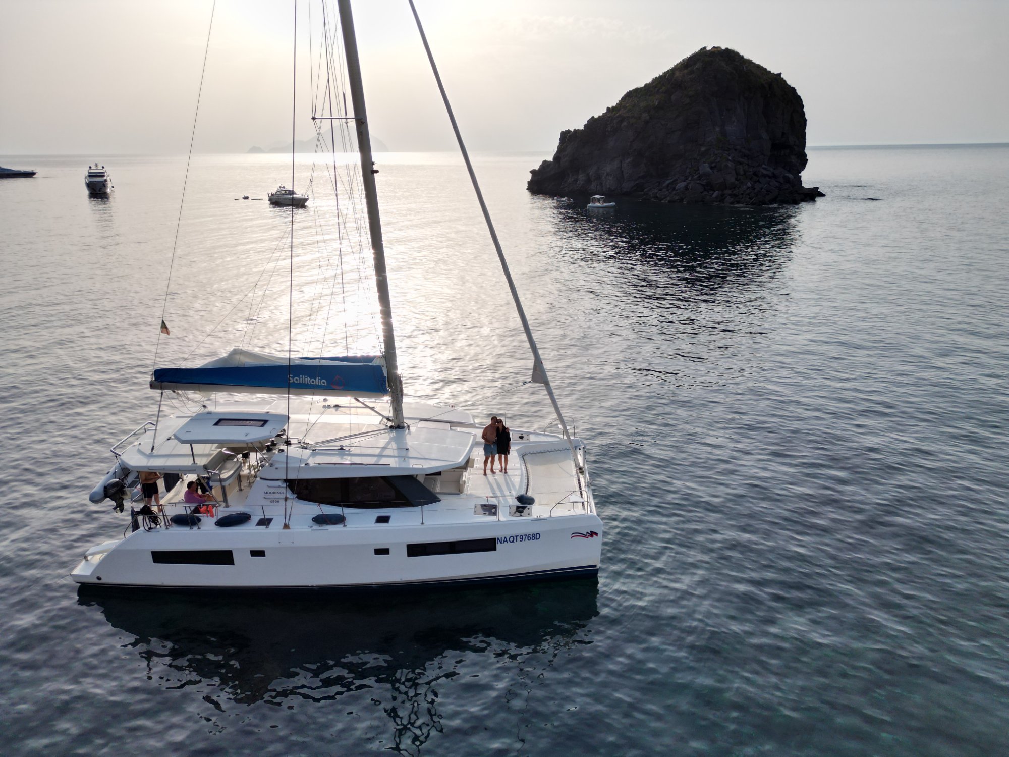 Segelyacht auf dem Meer